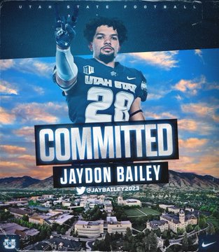 Texas High School Running Back Jaydon Bailey Commits to Utah State