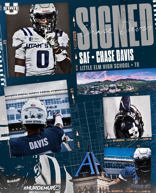 Utah State Football Signs Little Elm (TX) Safety Chase Davis
