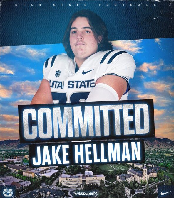 Utah State Football Signs College of San Mateo (CA) Offensive Lineman Jake Hellmann