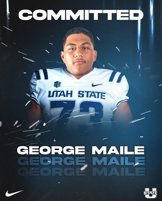 Utah State Football Receives a Verbal Commitment from Baylor University Offensive Lineman George Maile