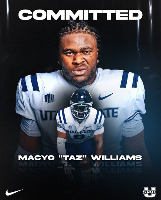 Utah State Football Receives a Verbal Commitment from former Kent State Defensive Tackle Macyo “Taz” Williams