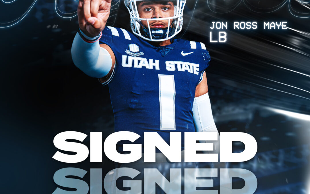 Utah State Football Signs Lenior-Rhyne University Linebacker Jon Ross Maye