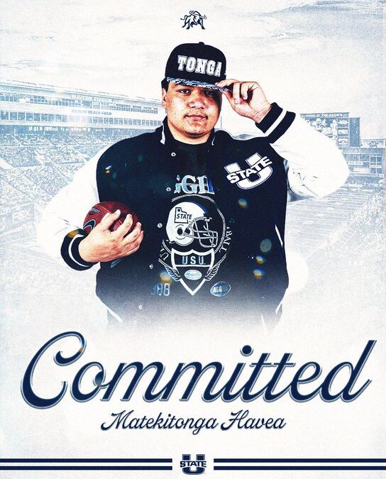 Utah State Football Receives a Verbal Commitment from Lehi High School (UT) Offensive Lineman Matekitonga Havea