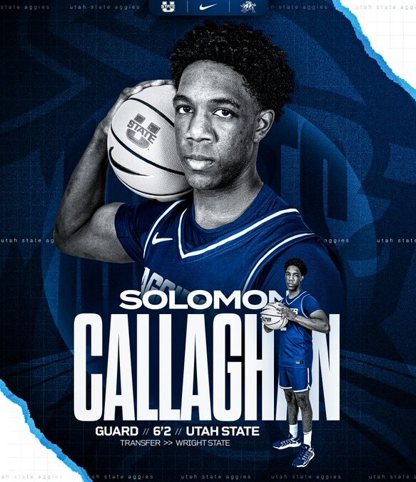 Utah State Hoops Receives a Verbal Commitment from Wright State University Gaurd Solomon Callaghan
